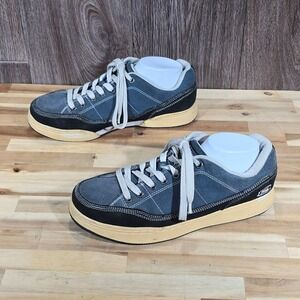 Skechers Sport Suede Skater Sneakers SN 50065 Navy Black Men's Size 9.5